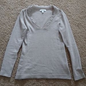 Banana Republic ruffle neck sweater